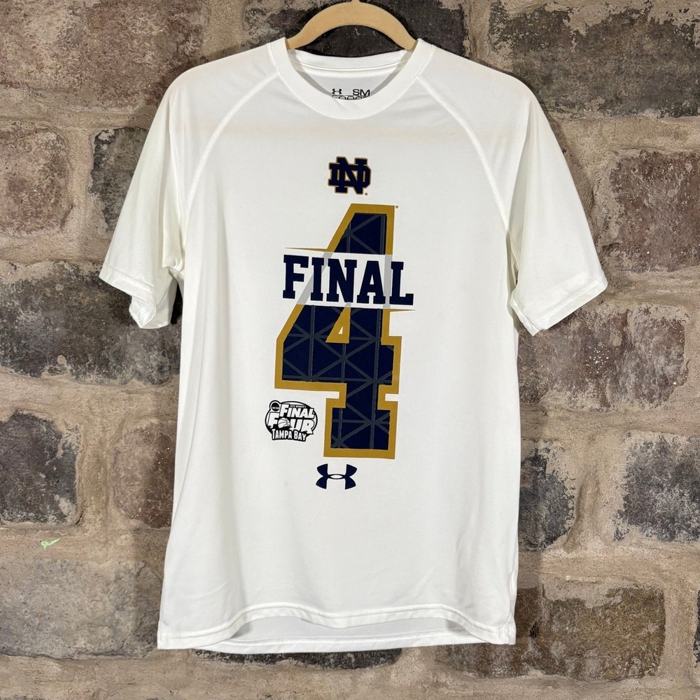 Under Armour Notre Dame 2015‎ Women's Final Four T-Shirt White Small Basketball